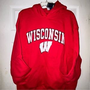 🦡🏟️ University of Wisconsin Badgers Marquee Hoodie 🏟️🏈🦡